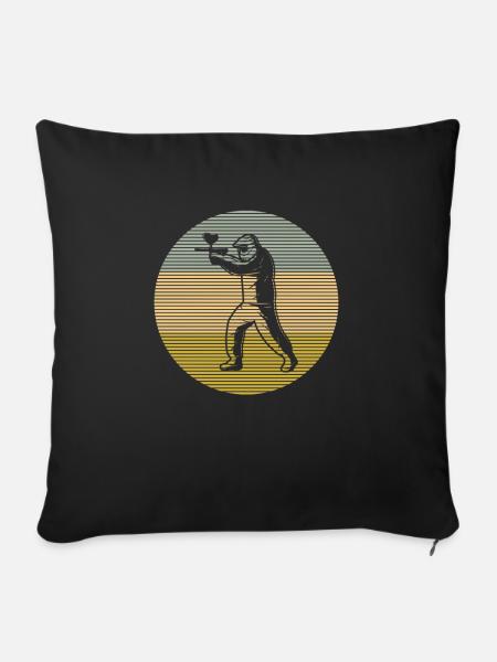 Paintball - Sofakissenbezug 45 x 45 cm - Schwarz