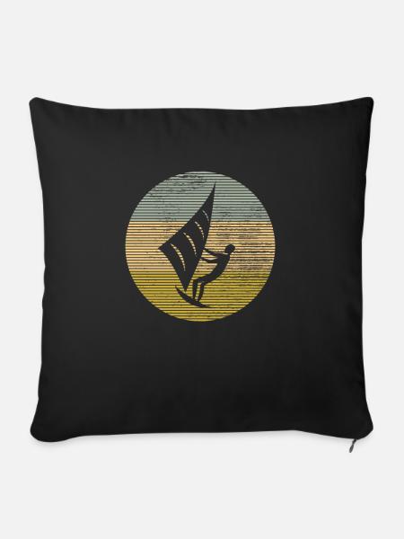 Kite - Sofakissenbezug 45 x 45 cm - Schwarz