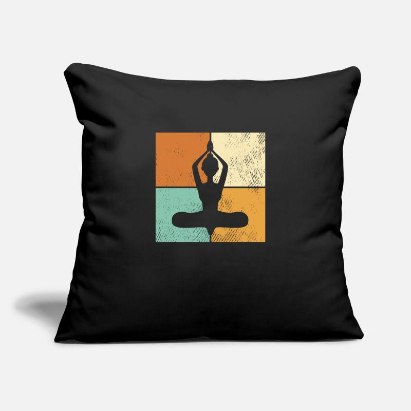 Méditation Housse de coussin décorative 45 x 45 cm