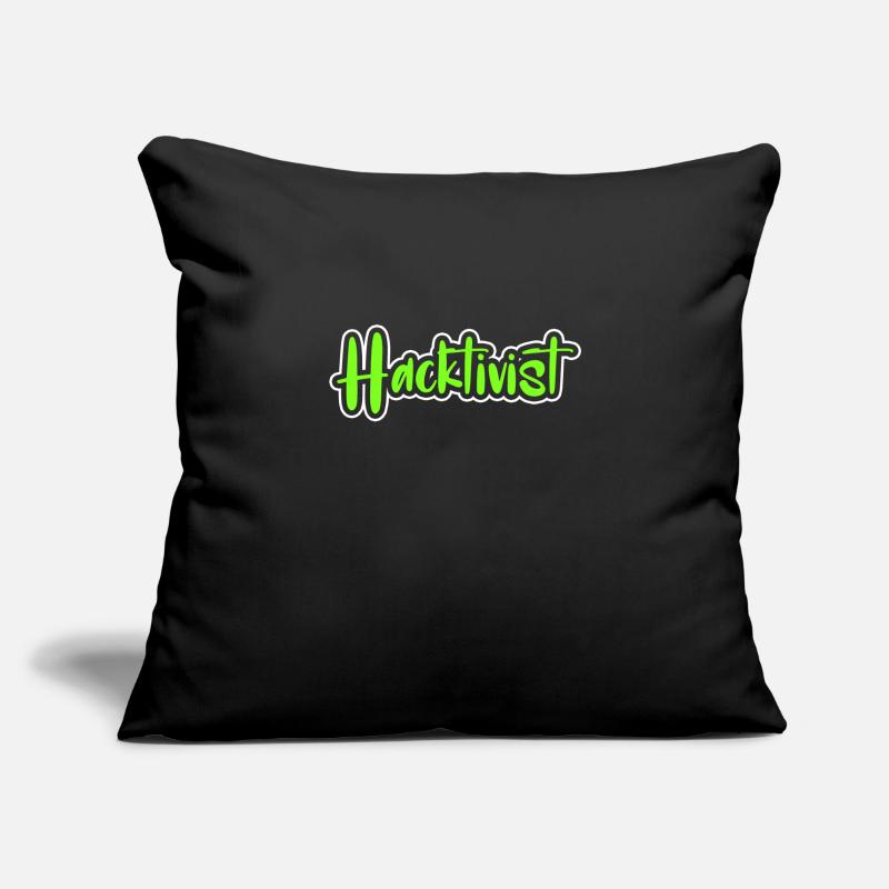 Hacker Coder Computer Hacking Cadeau Housse de coussin décorative 45 x 45 cm
