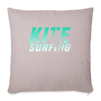 Kite Surfing - Sofakissenbezug 45 x 45 cm - helles Taupe - Vorne