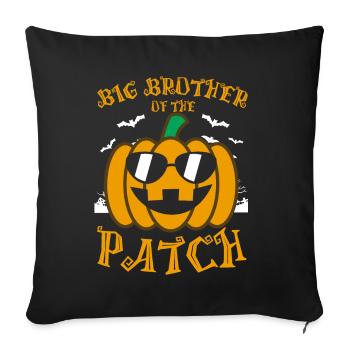 Big Brother Of the Patch - Sofa pillowcase 17,3'' x 17,3'' (45 x 45 cm) - black - Front