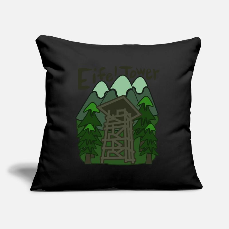 Tour d’observation de l’Eifel Eifeler Eifeler Housse de coussin décorative 45 x 45 cm