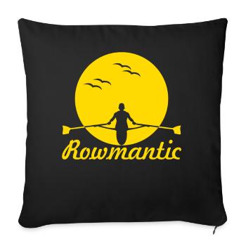 Rowing Club Rowing Boat Rowing Rowers - Sofa pillowcase 17,3'' x 17,3'' (45 x 45 cm) - black - Front