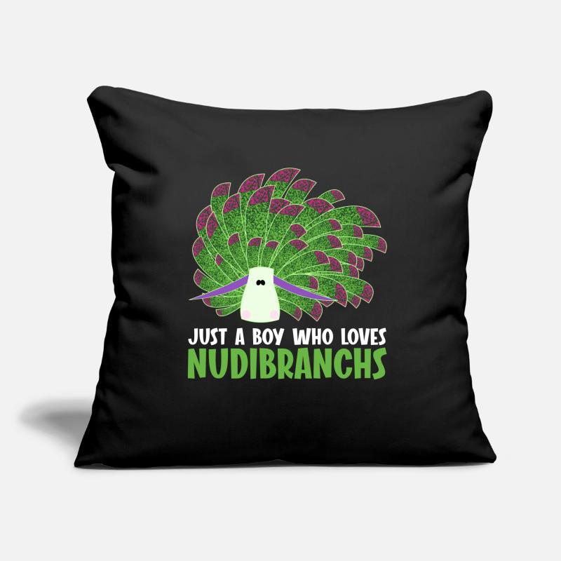 Nudibranches nudibranches Housse de coussin décorative 45 x 45 cm