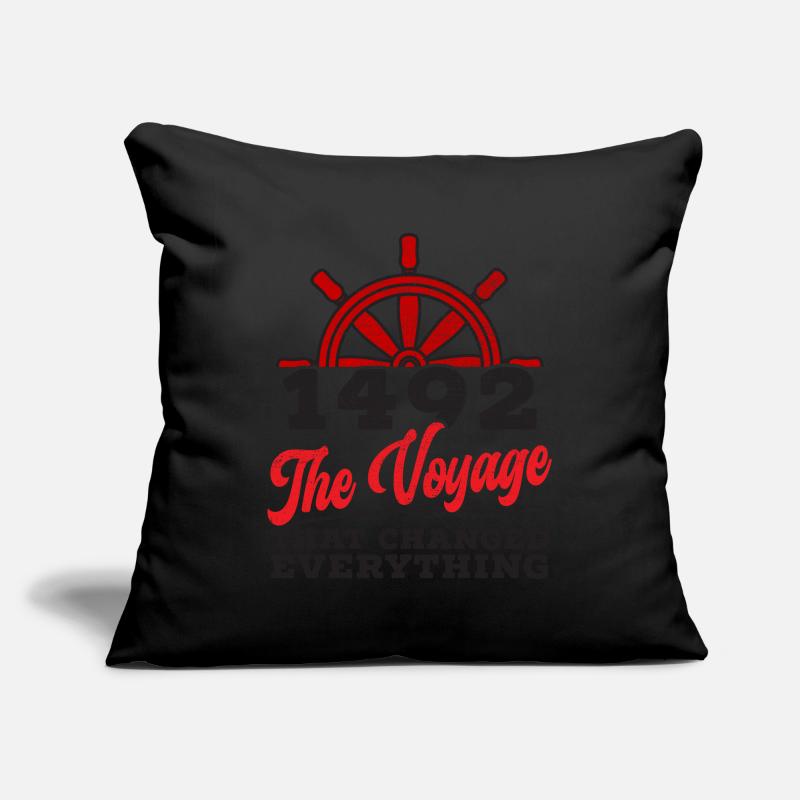 1492: The journey that changed everything Sofa pillowcase 17,3'' x 17,3'' (45 x 45 cm)