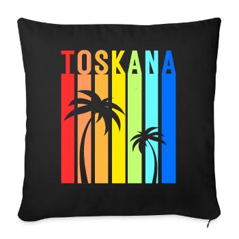 Tuscany Italy Tuscany Holidays Venice - Sofa pillowcase 17,3'' x 17,3'' (45 x 45 cm) - black - Front