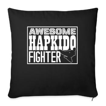 Hapkido Awesome Hapkido Fighter - Sofa pillowcase 17,3'' x 17,3'' (45 x 45 cm) - black - Front