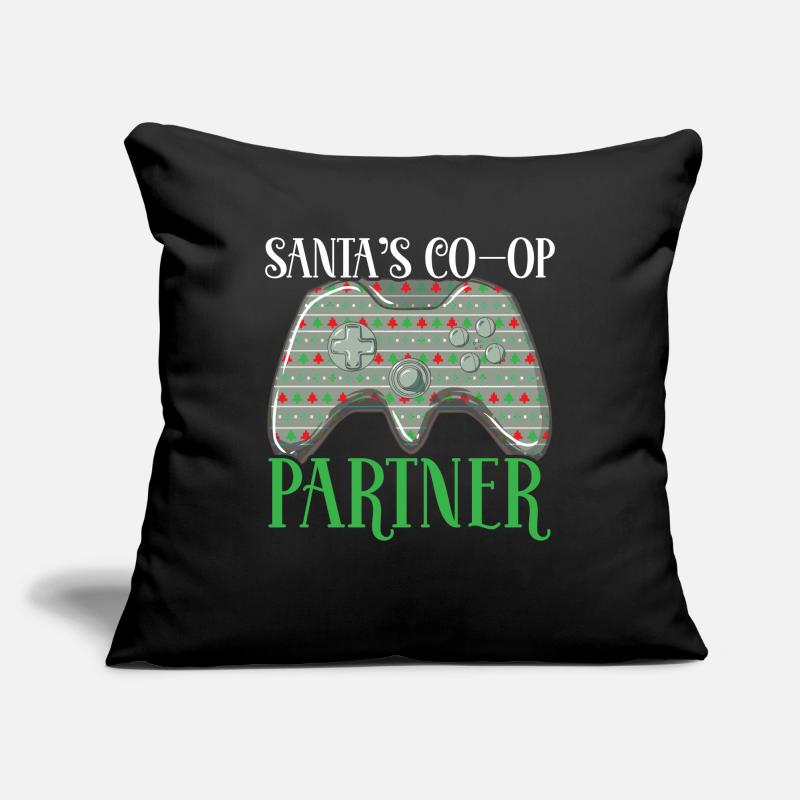 Weihnachtsmann Co-op Partner Controller Gaming Wei Sofakissenbezug 45 x 45 cm