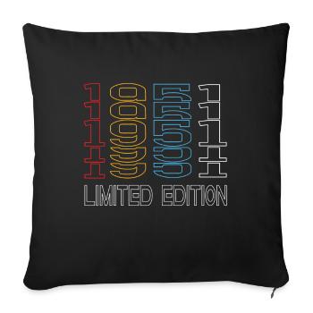 Edition Limitée 1951 Anniversaire 1951 Vintage Rétro - Housse de coussin décorative 45 x 45 cm - noir - Devant