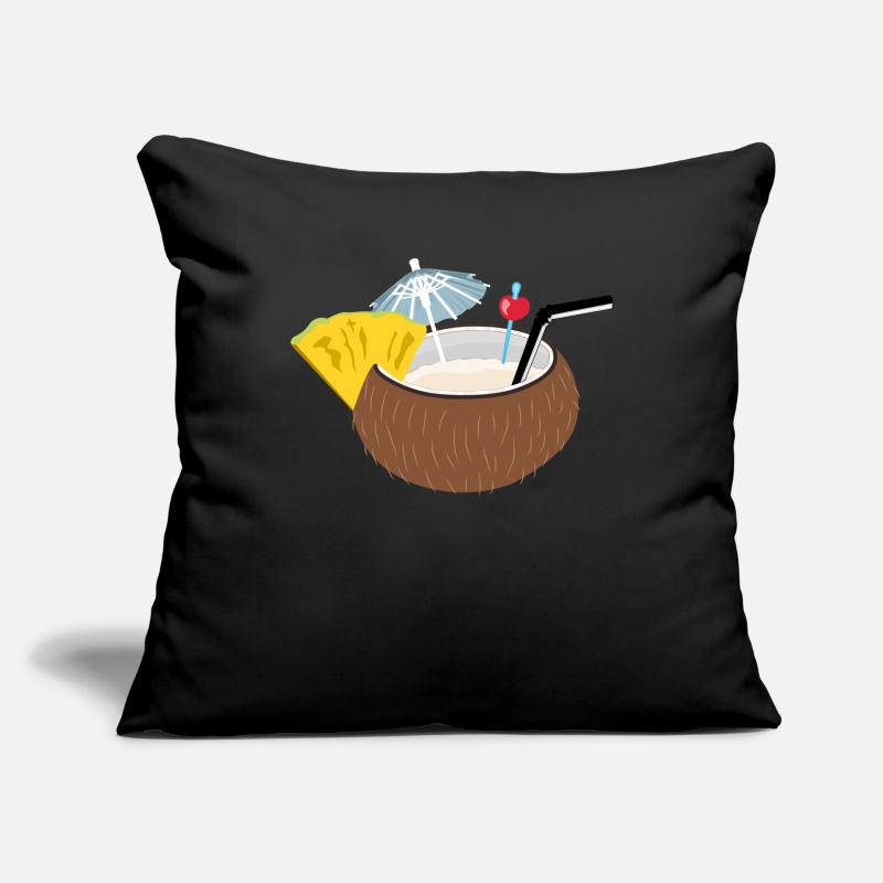 Cocktail Coconut Coconuts Sofa pillowcase 17,3'' x 17,3'' (45 x 45 cm)