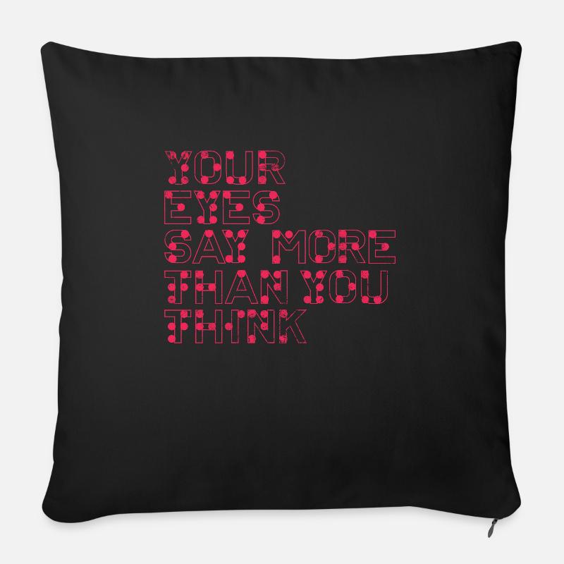 Braille - Sofakissenbezug 45 x 45 cm - Schwarz