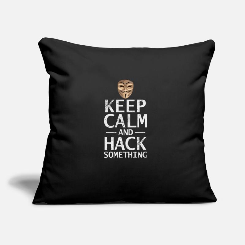 Hacker Housse de coussin décorative 45 x 45 cm