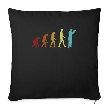 Barman Evolution Barman Barman Mixologiste - Housse de coussin décorative 45 x 45 cm - noir - Devant