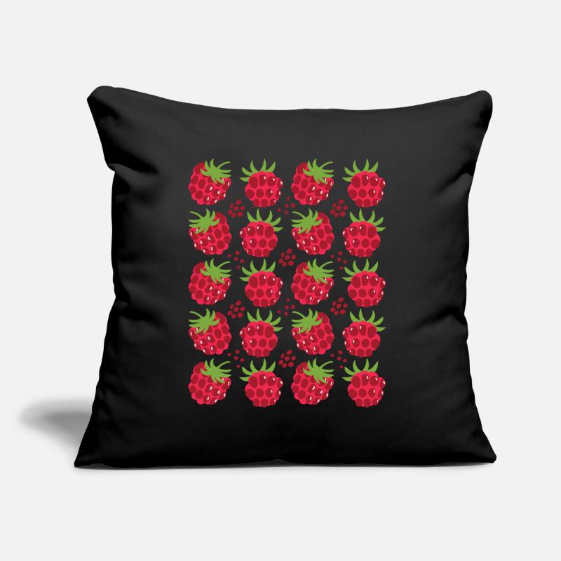 Raspberry Berries Fruit Pattern Sofa pillowcase 17,3'' x 17,3'' (45 x 45 cm)