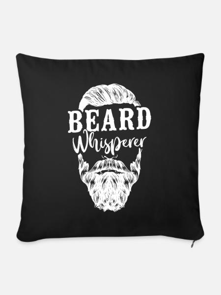 Beard Lover Bearded Man Beard - Sofakissenbezug 45 x 45 cm - Schwarz