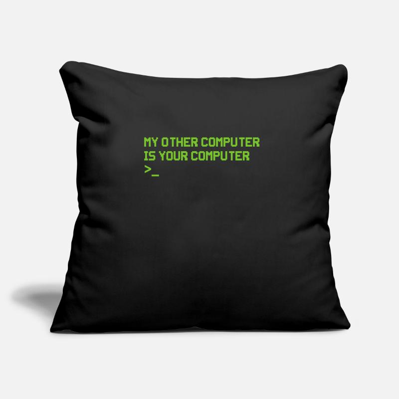 Hacker Coder Computer Hacking Cadeau Housse de coussin décorative 45 x 45 cm