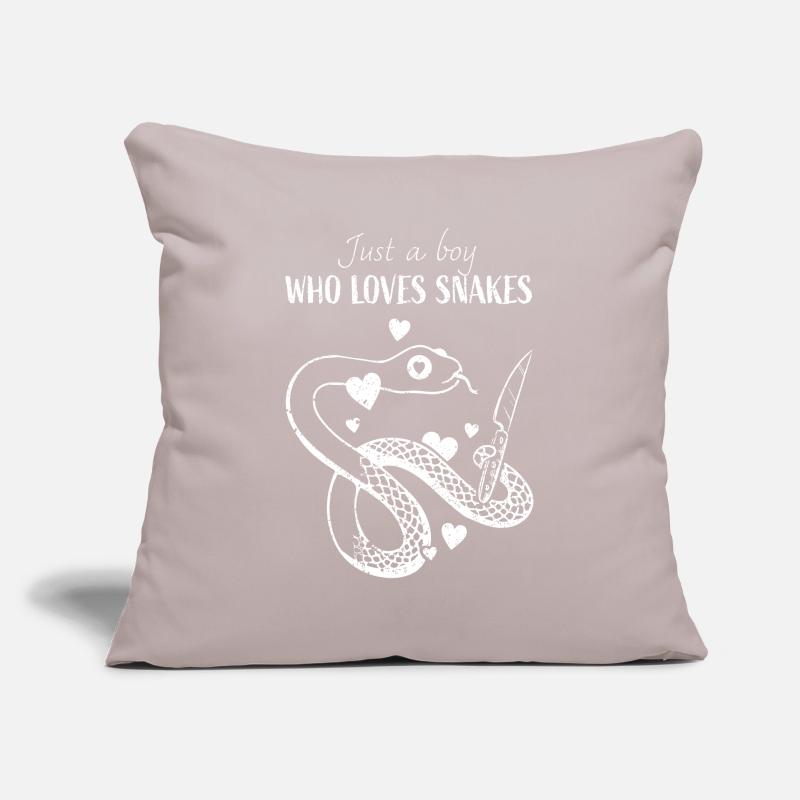 Serpents, Serpent, Animal, Serpent roi, Python Housse de coussin décorative 45 x 45 cm
