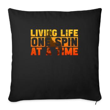 Wheelchair Wheelchair Disability Funny - Sofa pillowcase 17,3'' x 17,3'' (45 x 45 cm) - black - Front