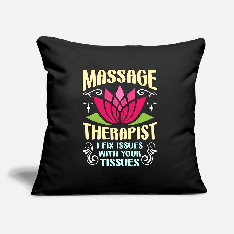 Massage Therapist I Fix Issues With Physiotherapy Sofa pillowcase 17,3'' x 17,3'' (45 x 45 cm)