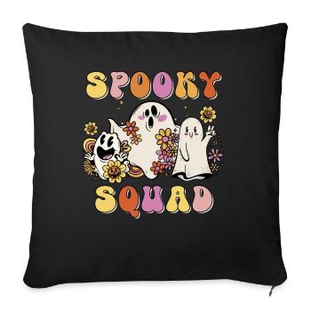 Spooky Squad - Sofa pillowcase 17,3'' x 17,3'' (45 x 45 cm) - black - Front