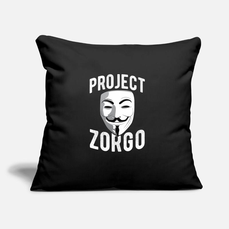 Hacker codeur ordinateur piratage cadeau Housse de coussin décorative 45 x 45 cm