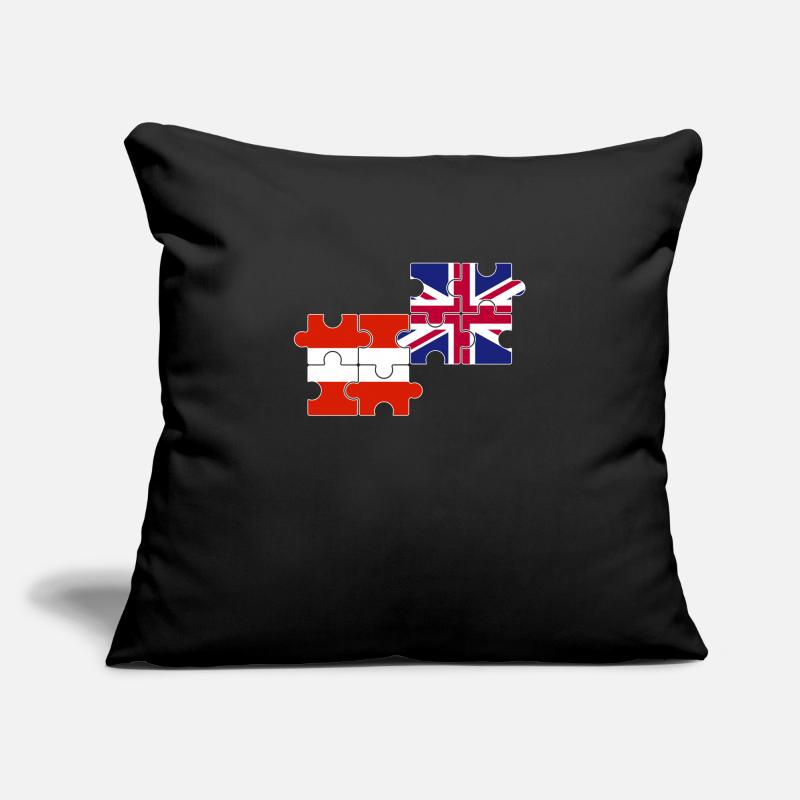 Austria UK Flag British Austrians Sofa pillowcase 17,3'' x 17,3'' (45 x 45 cm)