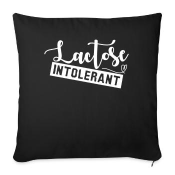 Lactose intolerance Milk - Sofakissenbezug 45 x 45 cm - Schwarz - Vorne