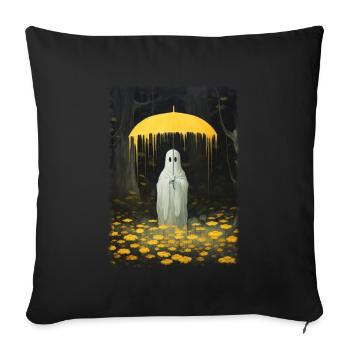 Halloween Spooky Ghost In The Forest Umbrella - Sofakissenbezug 45 x 45 cm - Schwarz - Vorne