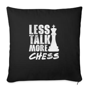 Chess Chessboard Checkmate Chess Player - Sofa pillowcase 17,3'' x 17,3'' (45 x 45 cm) - black - Front