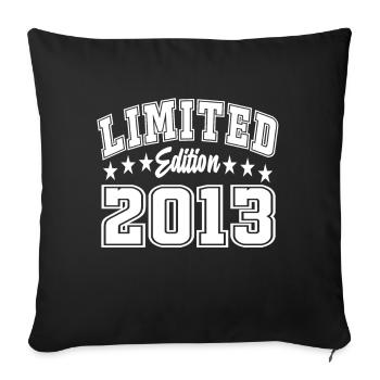 Édition limitée 2013 - Housse de coussin décorative 45 x 45 cm - noir - Devant