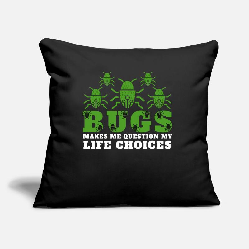 Computer Bugs Binary Codes Funny Programming Sofakissenbezug 45 x 45 cm