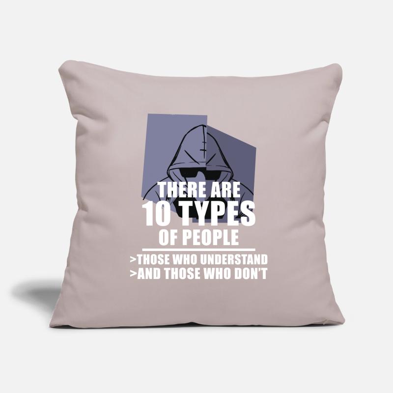 Funny Binary Code Saying Computer Science Programm Sofakissenbezug 45 x 45 cm