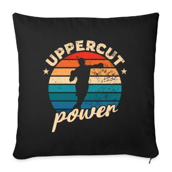 Boxing Martial Arts Boxing Club Boxers - Sofa pillowcase 17,3'' x 17,3'' (45 x 45 cm) - black - Front