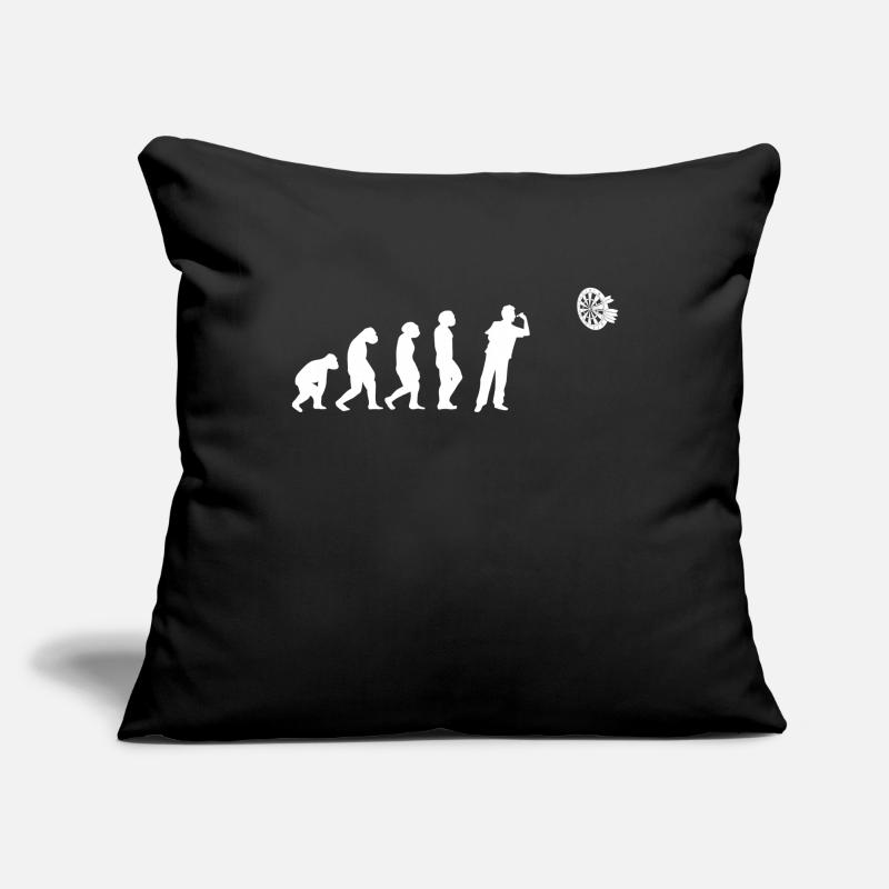 Fléchettes, Jeu de fléchettes, Fléchettes, Housse de coussin décorative 45 x 45 cm