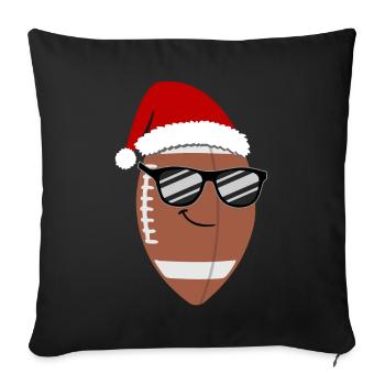 Football Cool Holiday Style Sunglasses - Sofa pillowcase 17,3'' x 17,3'' (45 x 45 cm) - black - Front