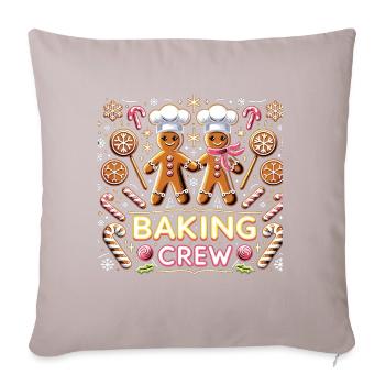 Baking Crew - Sofakissenbezug 45 x 45 cm - helles Taupe - Vorne