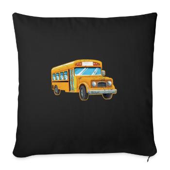 Busman - Sofa pillowcase 17,3'' x 17,3'' (45 x 45 cm) - black - Front