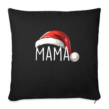 Mama Elf - Sofakissenbezug 45 x 45 cm - Schwarz - Vorne