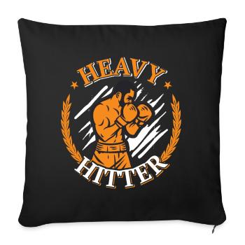 Boxing Martial Arts Boxing Boxing Club Boxers - Sofa pillowcase 17,3'' x 17,3'' (45 x 45 cm) - black - Front