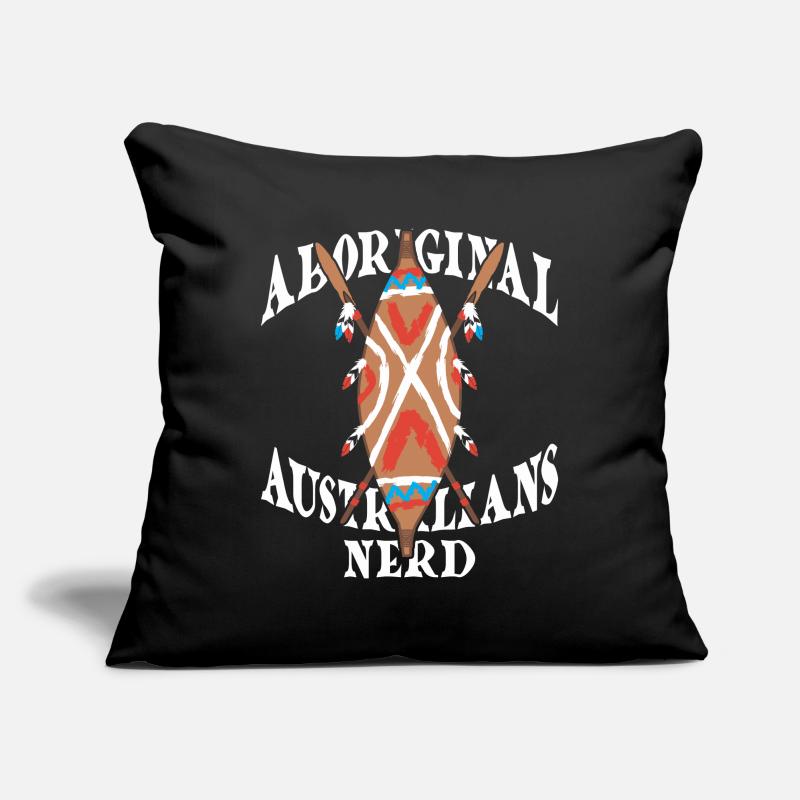 Aboriginal Australians Nerd Sofa pillowcase 17,3'' x 17,3'' (45 x 45 cm)