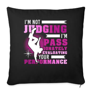 Retro Hip Hop Dancer Dancing Dance Teacher - Sofakissenbezug 45 x 45 cm - Schwarz - Vorne