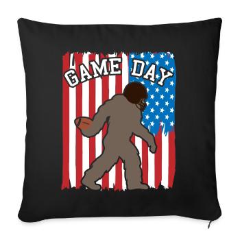Bigfoot Patriot USA Flag Catcher - Sofa pillowcase 17,3'' x 17,3'' (45 x 45 cm) - black - Front