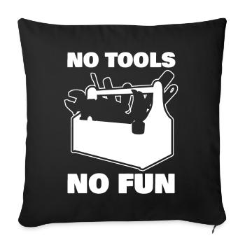 Tool Craftsman DIY Tools - Sofa pillowcase 17,3'' x 17,3'' (45 x 45 cm) - black - Front