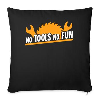 Craftsman DIY Tools Tool - Sofa pillowcase 17,3'' x 17,3'' (45 x 45 cm) - black - Front