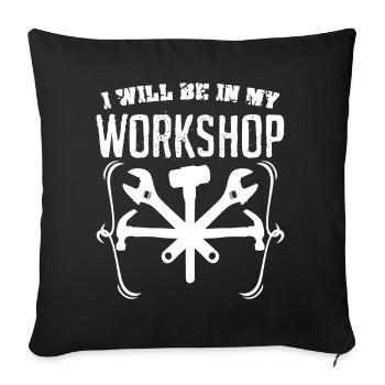 DIY Tools Craftsman Tool - Sofa pillowcase 17,3'' x 17,3'' (45 x 45 cm) - black - Front