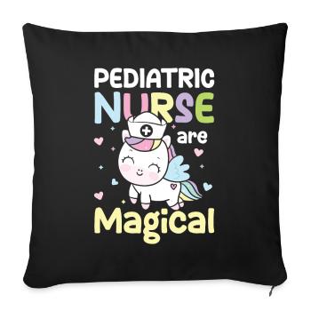 Pediatric Nurse Are Magical - Sofakissenbezug 45 x 45 cm - Schwarz - Vorne