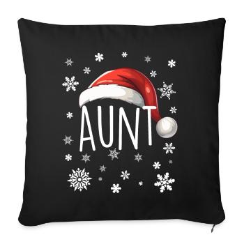 Christmas Outfit Merry Christmas Merry Christmas - Sofa pillowcase 17,3'' x 17,3'' (45 x 45 cm) - black - Front