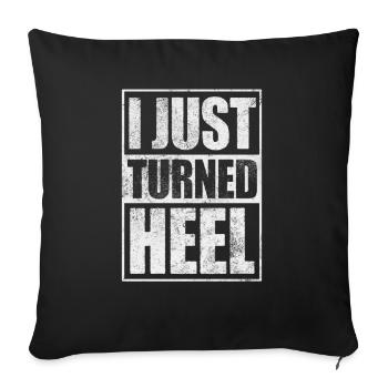Lutte - Housse de coussin décorative 45 x 45 cm - noir - Devant