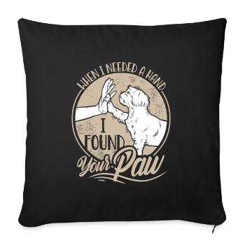 Shih Tzu Cute Shih Tzu Love Shih Tzu - Sofa pillowcase 17,3'' x 17,3'' (45 x 45 cm) - black - Front